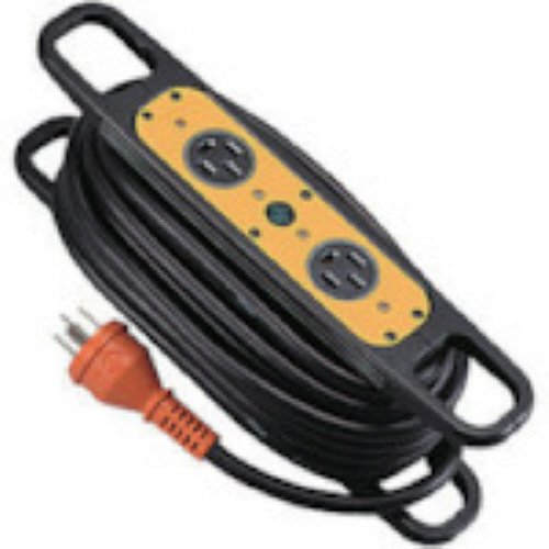 ﾊﾝﾄﾞﾘｰﾙ 三相200V動力用 4芯×10m 黒 ｱｰｽ付 1台画像