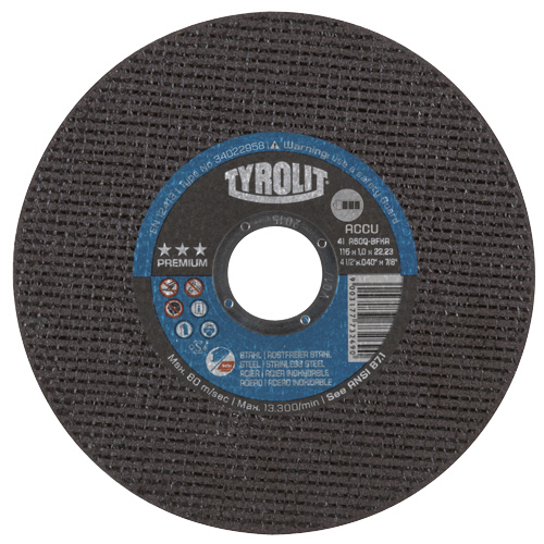 ｺｰﾄﾞﾚｽｸﾞﾗｲﾝﾀﾞｰ対応切断砥石 ACCU 125×1×2 1枚画像