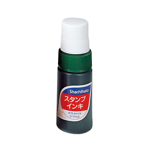 ｽﾀﾝﾌﾟｲﾝｷ ｿﾞﾙｽﾀﾝﾌﾟ台専用 小瓶 緑 1個画像