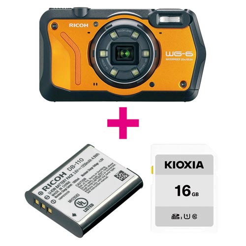 ＷＧ－６ＯＲ＋ＳＤＨＣ１６ＧＢ＋バッテリー画像