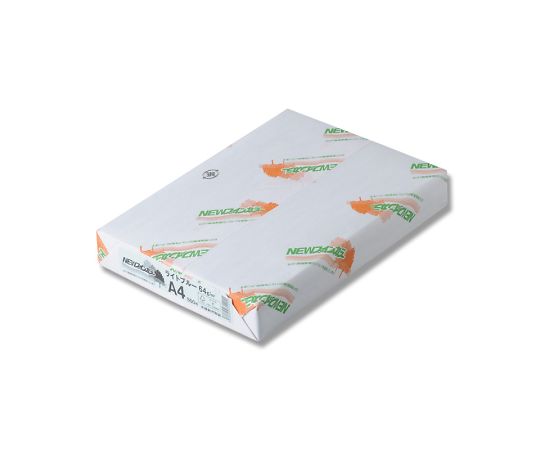 コピー用紙 NEWファインカラー(国産) A4ライトブルー 500枚画像