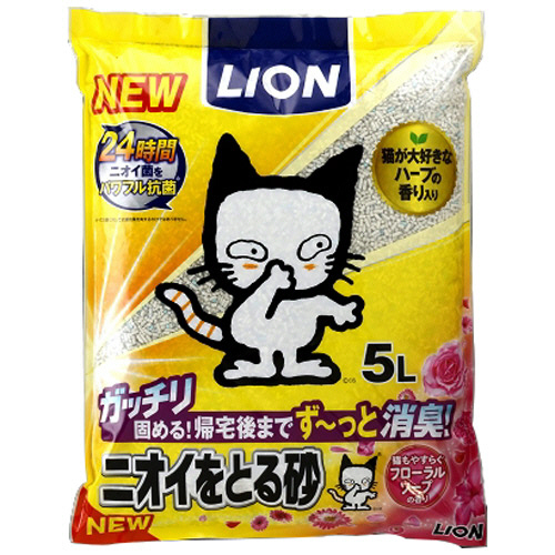 ﾆｵｲをとる砂 ﾌﾛｰﾗﾙｿｰﾌﾟの香り 5L 1ﾊﾟｯｸ画像