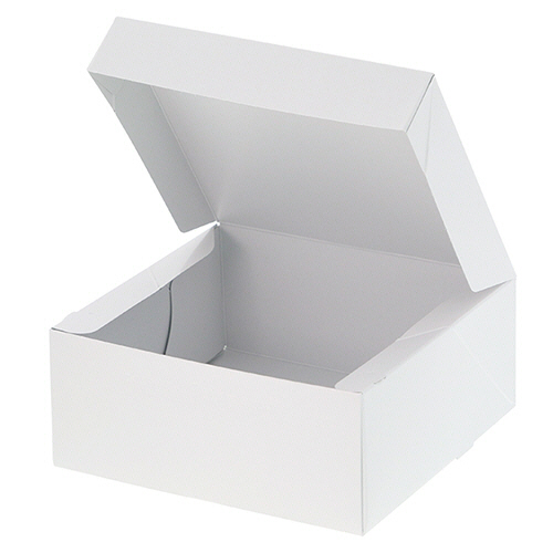 ｹｰｷ箱 PC-ｶﾗｰ65 4号 ﾎﾜｲﾄ 1ｾｯﾄ(200枚:10枚×20ﾊﾟｯｸ)画像