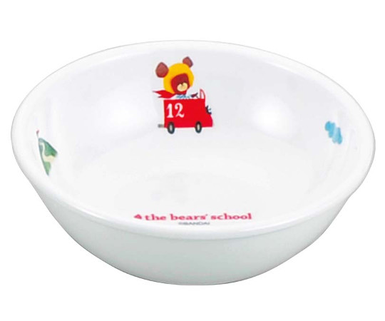 メラミン子供食器　くまのがっこう　ボール　M-3110J画像