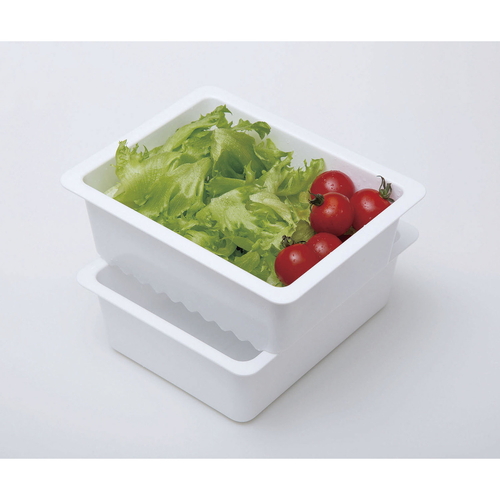 保存容器　HAUS　クックコンテナ 蓋が開いた状態で中身が見える保存容器