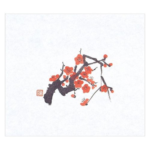 保鮮紙 M30-086 鮮度保持紙 (大) 紅梅 100枚入 マイン画像