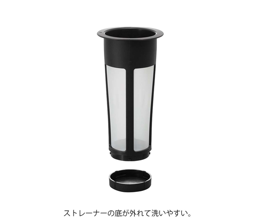 水出し珈琲ポット 24個入 透明な素材の容器に入ったコーヒーポットが整然と並ぶ様子
