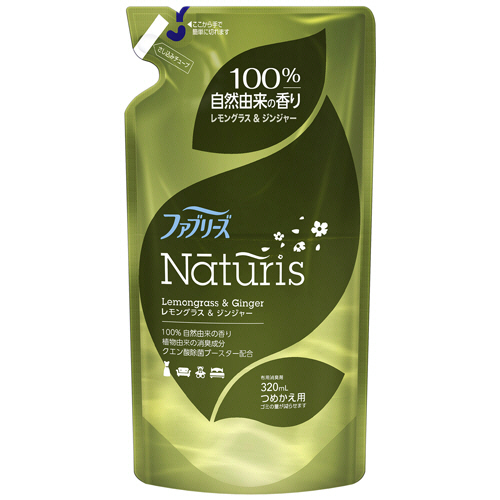 ﾌｧﾌﾞﾘｰｽﾞ ﾅﾁｭﾘｽ ﾚﾓﾝｸﾞﾗｽ&ｼﾞﾝｼﾞｬｰ つめかえ用 320ml 1個画像