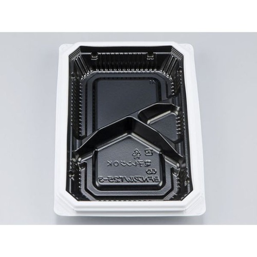 シーピー化成 弁当容器 BFNアルバ25-3 BW 本体 発泡画像