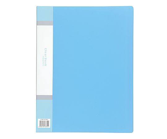 クリアブックA4 縦入れ 40ポケット ブルー画像