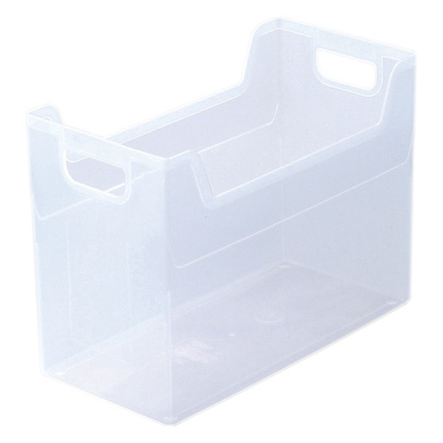 ｷｬﾊﾟﾃｨEW4 ﾌｧｲﾙﾎﾞｯｸｽ A4ﾖｺ 背幅162mm ｸﾘｱ 1ｾｯﾄ(24個)画像