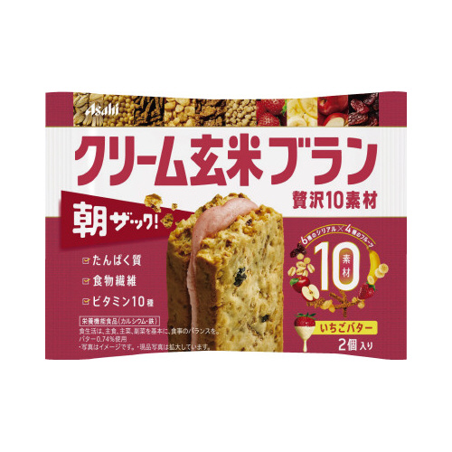 クリーム玄米ブラン　贅沢素材いちごバター　６パック画像