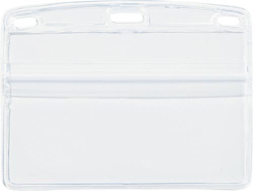 名札用ケース　ヨコメイシサイズ（チャック付）１０枚