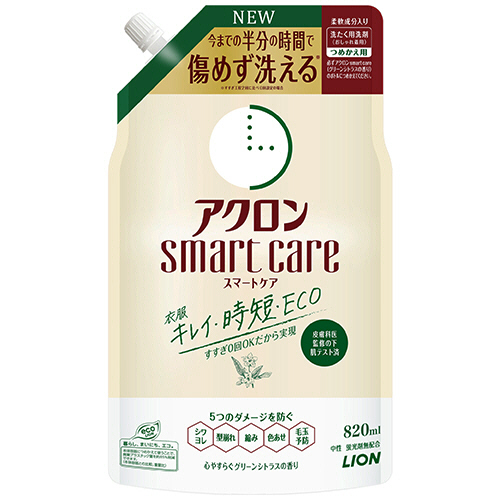 ｱｸﾛﾝ ｽﾏｰﾄｹｱ つめかえ用 820mL 1個画像