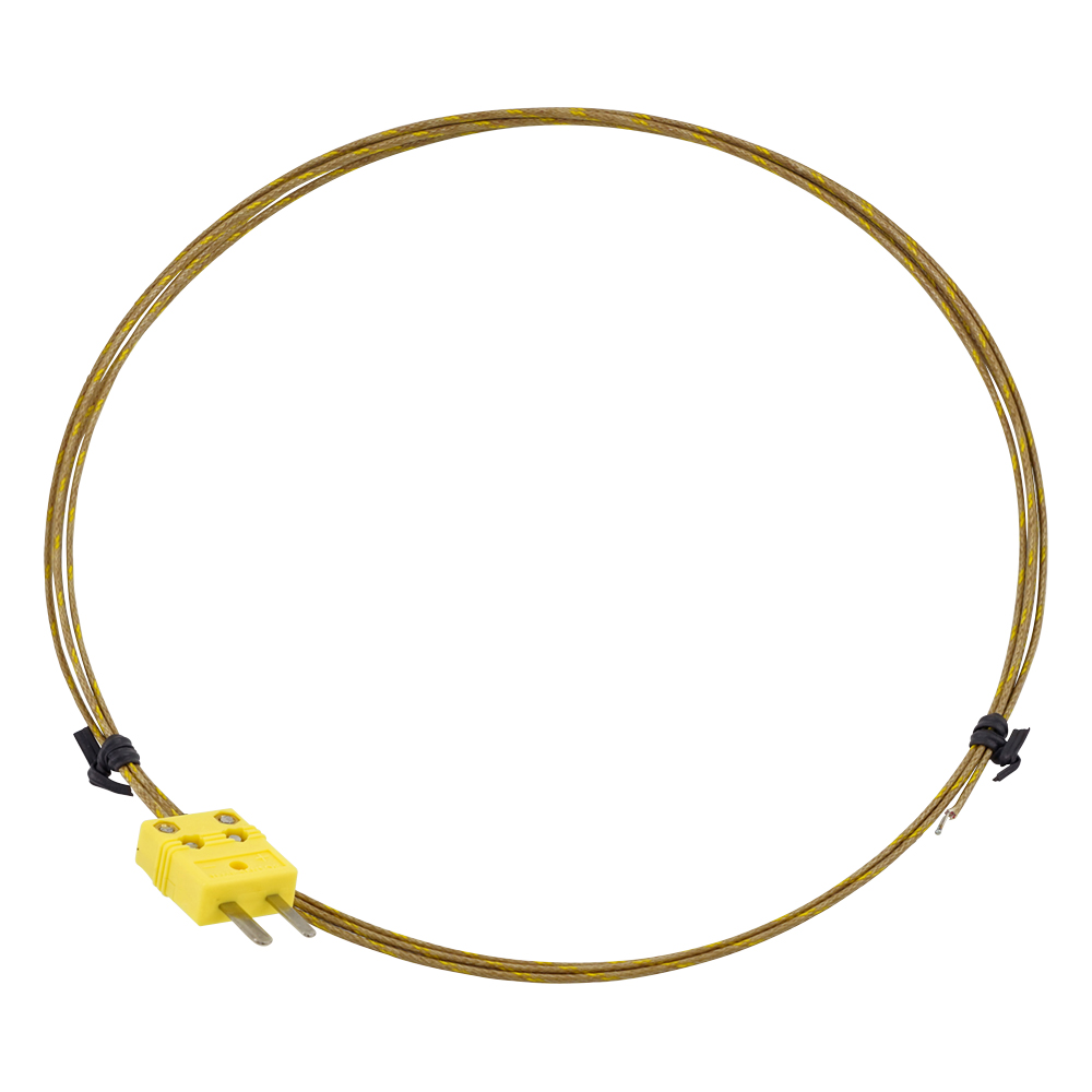 被覆K熱電対（ガラス被覆）画像