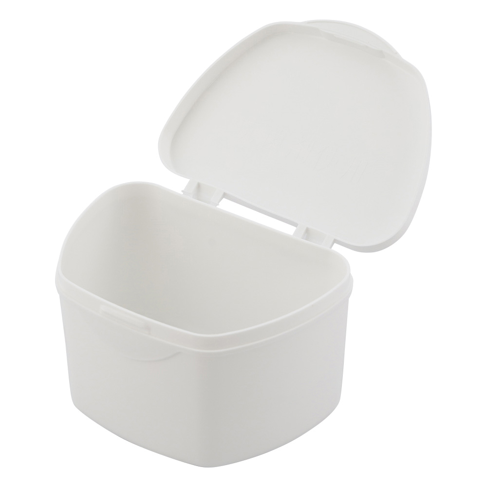 入れ歯ケース（デンチャーボックス）　ホワイト　大　10個入