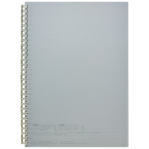 ｵｰﾌﾟﾝﾘﾝｸﾞﾉｰﾄ ｾﾐB5 29穴 B罫 ﾘｰﾌ30枚付属 ﾌﾞﾗｯｸ 1冊画像