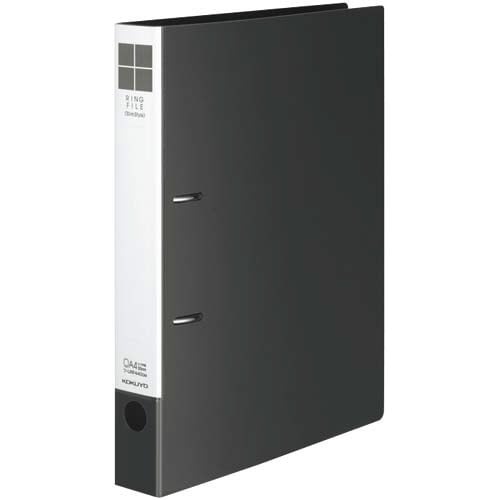 リングＦスリムスタイル濃灰Ａ４縦背幅４２ｍｍ１０冊画像