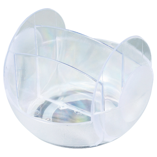 回転式ﾃﾞｽｸｵｰｶﾞﾅｲｻﾞｰ 直径151×H111mm ｸﾘｱ 1個