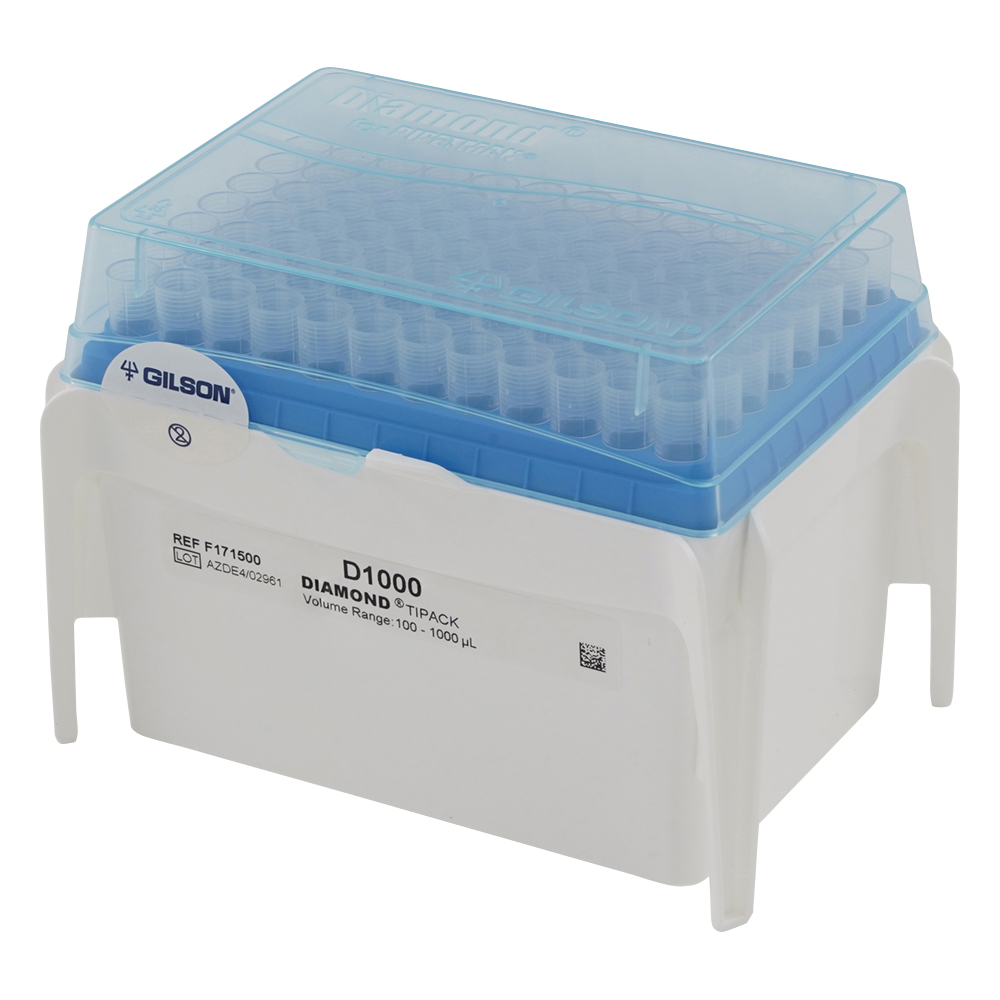 ダイアモンドチップ　D-1000　TiPack　未滅菌　100～1000μL　96本×10箱入画像