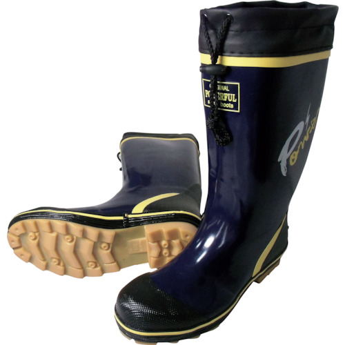 喜多安全ｺﾞﾑ長靴(ｶﾊﾞｰ付)ﾈｲﾋﾞｰLL(26.5-27.0) 1足画像