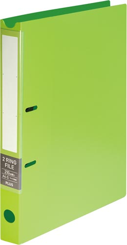２リングファイル　ワイド表紙　Ａ４縦　グリーン画像