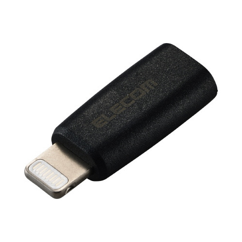 ＵＳＢ－Ｃ　ライトニング変換アダプタ　ＰＤ対応　黒