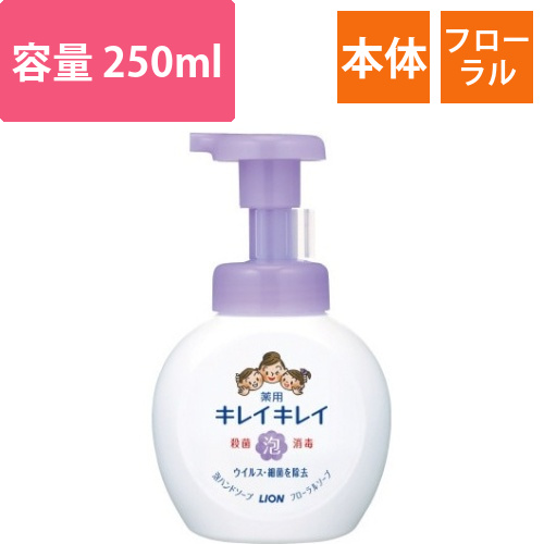 キレイキレイ泡ハンドS　フローラルS本体250ml画像
