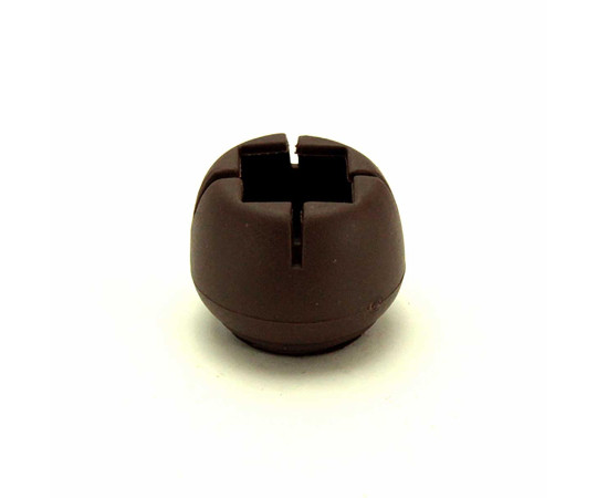 ワイドフェルトキャップ　角脚用　16-24mm　濃茶　4個入画像