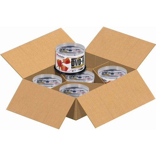 録画用DVD-R 120分 16倍速 ﾜｲﾄﾞﾌﾟﾘﾝﾀﾌﾞﾙ ｽﾋﾟﾝﾄﾞﾙ 1箱(250枚:50枚×5個)画像