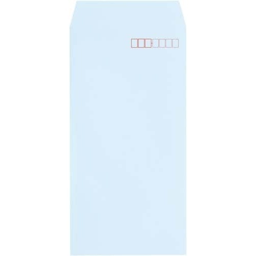 プライバシー保護封筒　長３　ソフトブルー　１００枚画像