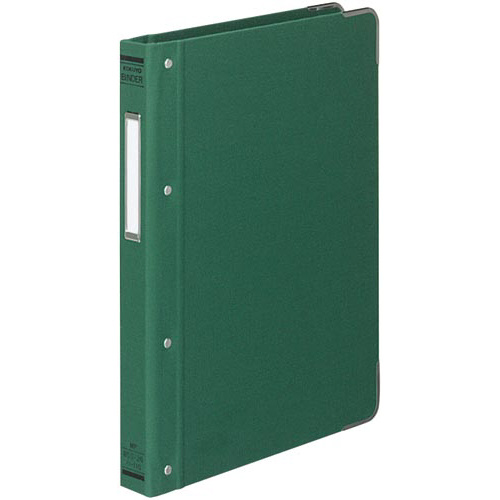 バインダーＭＰ　Ｂ５縦１００枚収容　総布貼　緑４冊画像