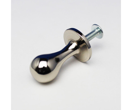 真鍮つまみ　ニッケル　14mm×31mm×20mm画像