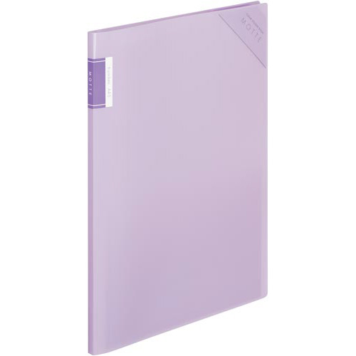 クリヤーホルダーブックモッテＡ４　紫６Ｐ画像