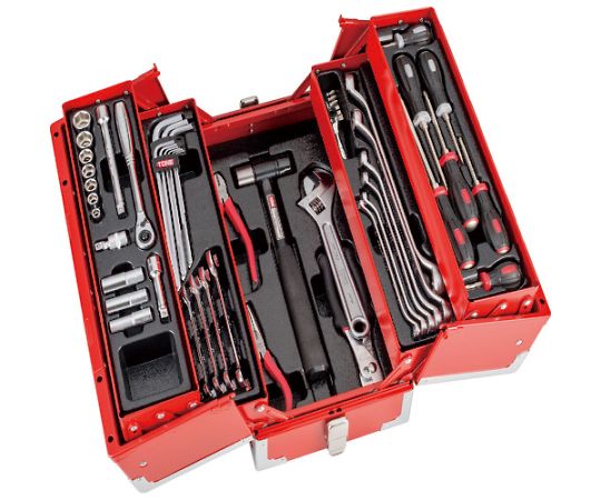 整備用工具セット ツールセット レッド画像
