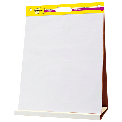 ﾎﾟｽﾄ･ｲｯﾄ ｲｰｾﾞﾙﾊﾟｯﾄﾞ ﾃｰﾌﾞﾙﾄｯﾌﾟﾀｲﾌﾟ 584×508mm ﾎﾜｲﾄ 1冊画像