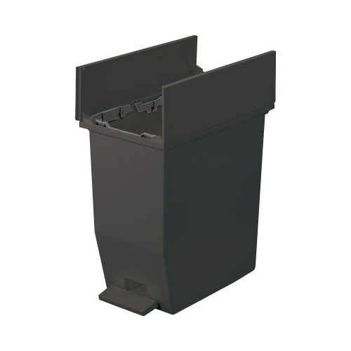 棚下で使えるペダルダストボックス２０Ｌダークグレー画像