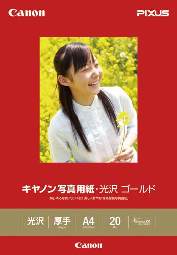 写真用紙　光沢　ゴールド　Ａ４　２０枚画像