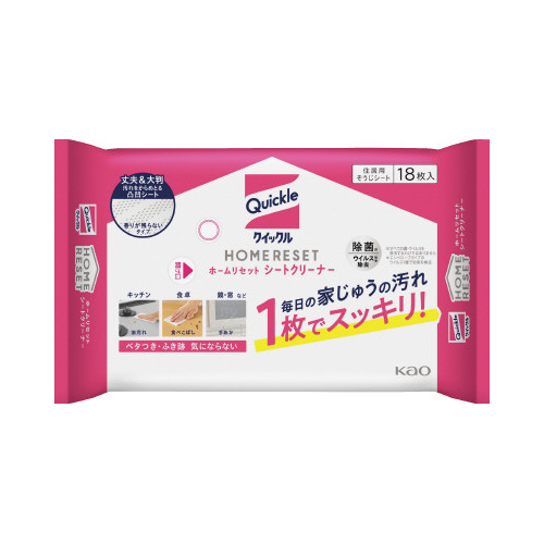 クイックルホームリセット　シートクリーナー１８枚入画像