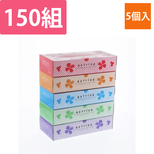 ボックスティッシュ　アクトリスティッシュ　150W　5個入画像