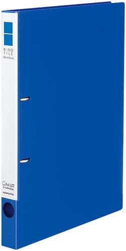 リングＦスリムスタイル青Ａ４縦背幅２７ｍｍ　５冊