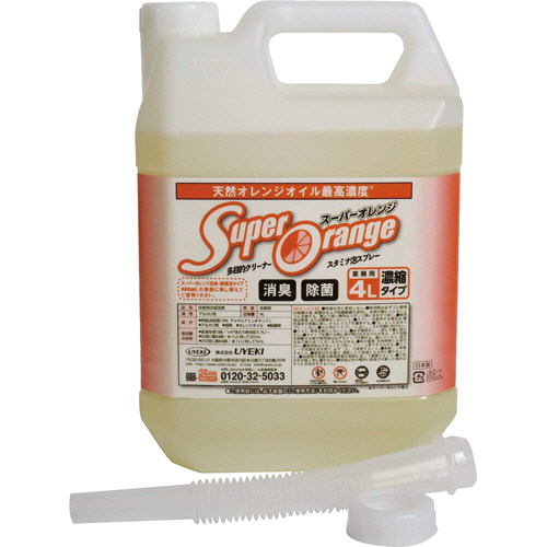 ｽｰﾊﾟｰｵﾚﾝｼﾞ 消臭･除菌泡ﾀｲﾌﾟ 業務用 4L 1本画像