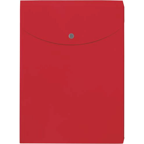 ポケット付エンベロープマチ付縦　レッド１０冊