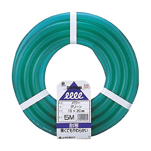 ﾊﾟﾜｰﾎｰｽ15×20mm ｸﾞﾘｰﾝ 5mｶｯﾄ 1巻画像