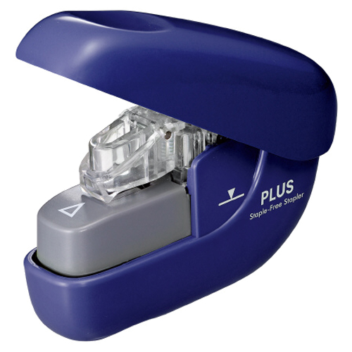 針なしﾎｯﾁｷｽ ﾍﾟｰﾊﾟｰｸﾘﾝﾁ 6枚とじ ﾌﾞﾙｰ 1個