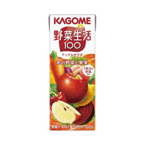 野菜生活　アップルサラダ　２００ｍｌ　２４本画像
