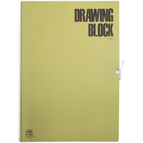 ｽｹｯﾁﾌﾞｯｸ ｵﾘｰﾌﾞ B3 厚口 20枚 1冊