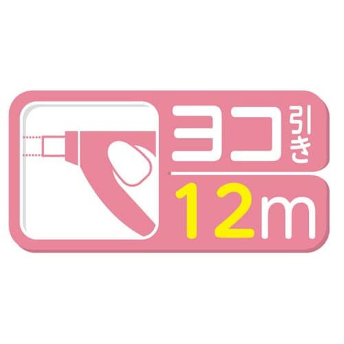 修正テープモノYX幅6mm 本体 テープの先端が見える横からの撮影、使用方法を示すイラストが描かれたパッケージ