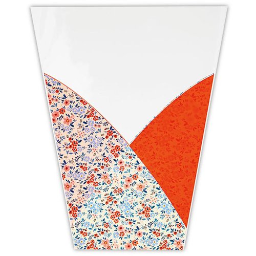 ラッピング用品 RFN-BOP2 ラフィネブーケOPPバッグ-2/レッド(50枚) ヘッズ画像