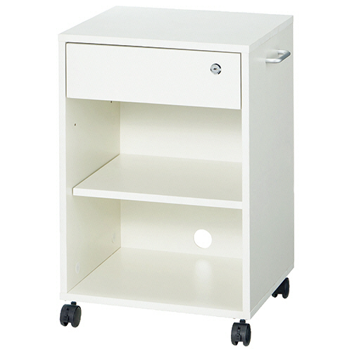 木製ﾜｺﾞﾝ 引き出し付 ﾎﾜｲﾄ 1台画像